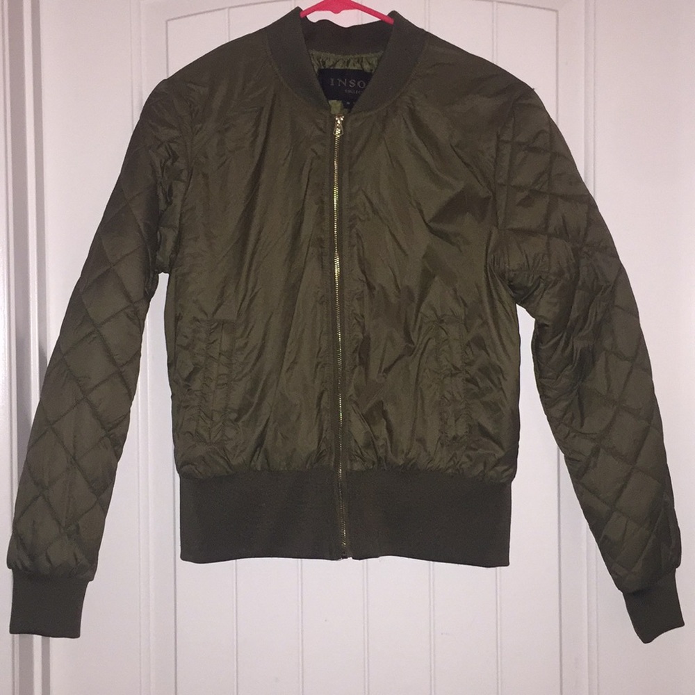 Army green jacket